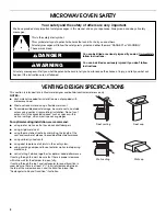 Preview for 2 page of Whirlpool MH1150XMB Installation Instructions Manual