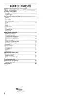 Preview for 2 page of Whirlpool MH1170XS Use & Care Manual