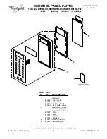 Preview for 1 page of Whirlpool MH3184XPB0 Parts List