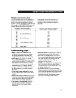 Preview for 33 page of Whirlpool MH6110XE Use And Care Manual