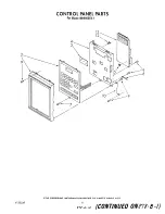 Preview for 10 page of Whirlpool MH660XV-1 Parts List