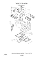 Preview for 14 page of Whirlpool MH660XV-1 Parts List