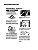 Preview for 6 page of Whirlpool MH7115XB Use And Care Manual