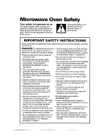 Preview for 4 page of Whirlpool MH7130XE Use And Care Manual