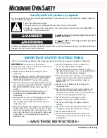 Preview for 3 page of Whirlpool MH7140XF Use & Care Manual