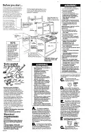 Preview for 2 page of Whirlpool Microwave Range Installation Instructions