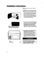 Preview for 26 page of Whirlpool MS1040XY User Manual