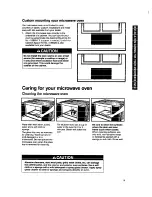 Preview for 9 page of Whirlpool MS1060XY User Manual