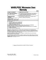 Preview for 60 page of Whirlpool MS1451XW Use & Care Manual