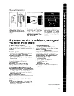 Preview for 13 page of Whirlpool MS1600XW Use & Care Manual