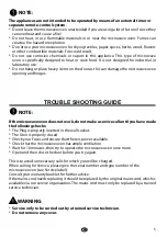 Preview for 5 page of Whirlpool MS2005W Health & Safety, Use & Care, Installation Manual And Online Warranty Registration Information