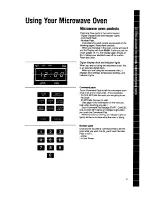 Preview for 9 page of Whirlpool MS2100XW Use And Care Manual