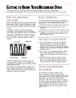 Preview for 7 page of Whirlpool MT1145SL Use And Care Manual