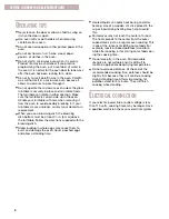 Preview for 8 page of Whirlpool MT1145SL Use And Care Manual