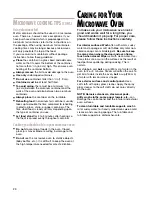 Preview for 20 page of Whirlpool MT3070SH Use & Care Manual