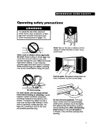 Preview for 7 page of Whirlpool MT5111XD Use And Care Manual