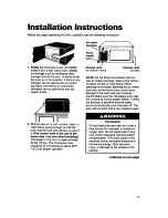 Preview for 9 page of Whirlpool MT5111XD Use And Care Manual