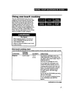 Preview for 27 page of Whirlpool MT5111XD Use And Care Manual