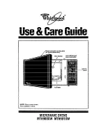 Preview for 1 page of Whirlpool MT6900XW Use And Care Manual