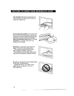 Preview for 12 page of Whirlpool MT8116XE Use And Care Manual