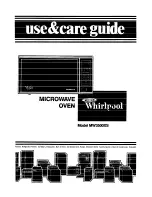 Preview for 1 page of Whirlpool MW3500XS Use & Care Manual