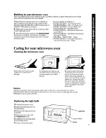 Preview for 11 page of Whirlpool MW8200XP User & Care Manual