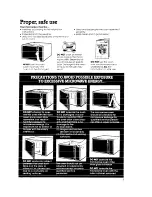 Preview for 3 page of Whirlpool MW8400XL Use And Care Manual