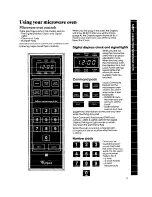 Preview for 5 page of Whirlpool MW856EXP Use And Care Manual