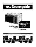 Preview for 1 page of Whirlpool MW8570XR Use & Care Manual