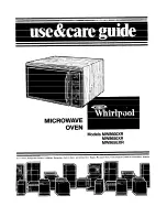 Preview for 1 page of Whirlpool MW8600XR Use & Care Manual