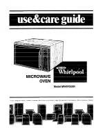 Whirlpool MW8700XR Use & Care Manual preview