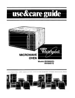 Whirlpool MW8900XS Use & Care Manual preview