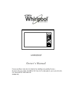 Whirlpool MWB208 ST Owner'S Manual preview