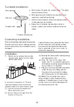 Preview for 22 page of Whirlpool MWO 617 WH Instructions For Use Manual