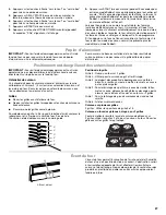 Preview for 27 page of Whirlpool Need For Speed WFG775H0HZ User Instructions