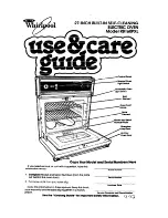 Whirlpool RB160PXL Use And Care Manual preview