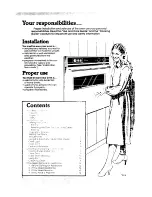 Preview for 2 page of Whirlpool RB2000XK Use & Care Manual