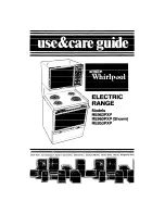 Preview for 1 page of Whirlpool RE953PXP Use & Care Manual