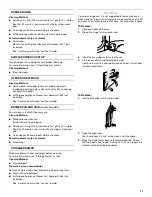 Preview for 11 page of Whirlpool RF110AXS Use And Care Manual