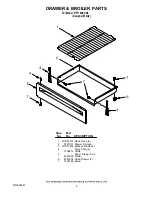 Preview for 5 page of Whirlpool RF110AXSQ3 Parts List