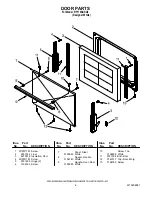 Preview for 6 page of Whirlpool RF110AXSQ3 Parts List