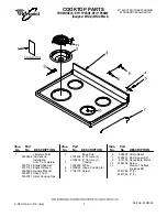 Whirlpool RF111PXSQ0 Parts List preview