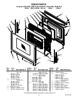 Preview for 6 page of Whirlpool RF263LXTB2 Parts List