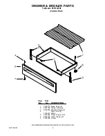 Preview for 5 page of Whirlpool RF272LXTD0 Parts List