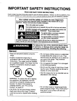 Preview for 2 page of Whirlpool RF3010XE Use And Care Manual And Installation Instructions