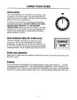 Preview for 8 page of Whirlpool RF3010XE Use And Care Manual And Installation Instructions