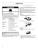 Preview for 6 page of Whirlpool RF3020XKQ4 Use & Care Manual