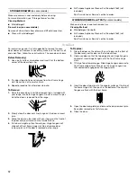 Preview for 12 page of Whirlpool RF3020XKQ4 Use & Care Manual