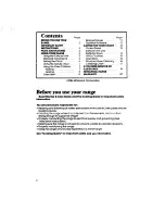 Preview for 2 page of Whirlpool RF306BXP Use & Care Manual