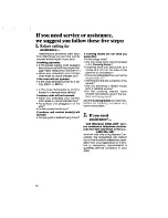 Preview for 18 page of Whirlpool RF306BXP Use & Care Manual